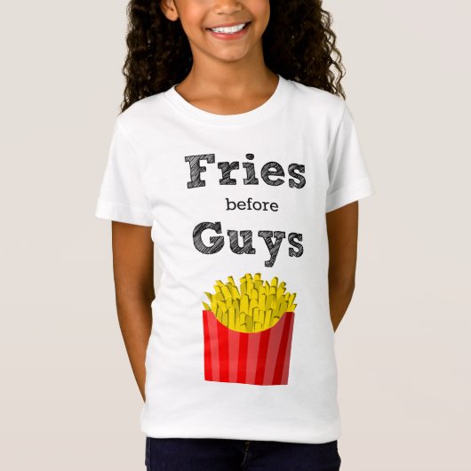 Fries voor jongens Teen T-Shirt (Voorkant)