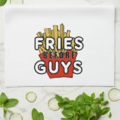 Fries voor jongens theedoek (Gevouwen)