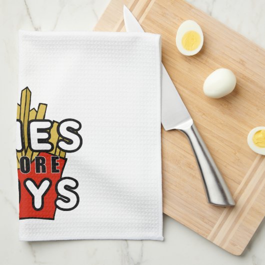 Fries voor jongens theedoek (Quarter Fold)