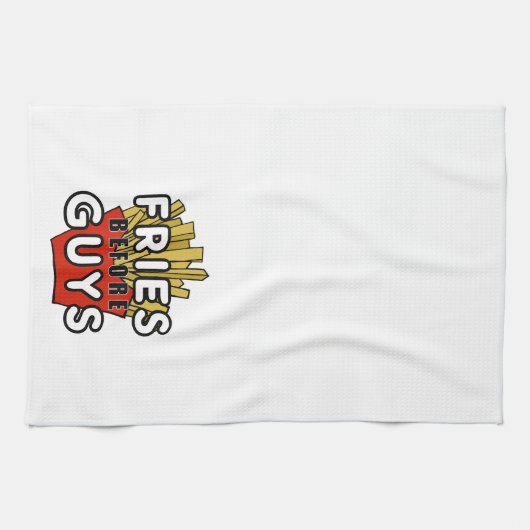 Fries voor jongens theedoek (Horizontaal)