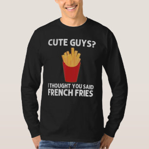 Fries voor meisjes Kinder aardappelen verbranden m T-shirt