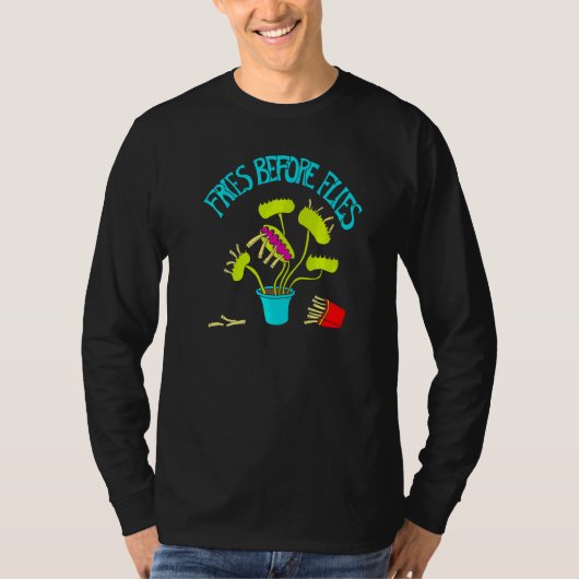 Fries Voor Vliegen Venus Flytrap Graphic T-shirt (Voorkant)