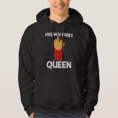 Fries voor vrouwen Moeder Aardappel Fry Fast Food  Hoodie (Voorkant)
