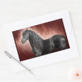 Friese brand rechthoekige sticker (Envelop)