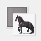 Friese dansmagneet 1 magneet (Voorkant / Achterkant)