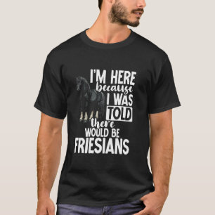 Friese Friese Rijdt Friese Vader Paardenliefhebber T-shirt