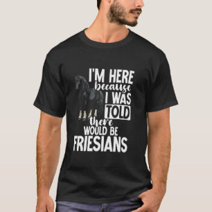 Friese Friese Ruiter Friese Vader Paardenliefhebbe T-shirt