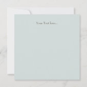 Friese hengst ~ Wenskaart Kaart (Achterkant)