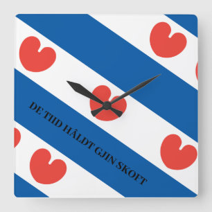 Friese klok met pompeblêd