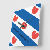 Friese klok met pompeblêd (Hoek)