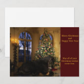 Friese merrie kerst Kaart (Voorkant / Achterkant)