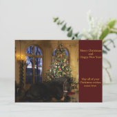 Friese merrie kerst Kaart (Staand voorkant)