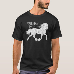 Friese moeder voor Friese paardenliefhebber T-shirt