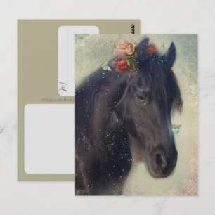 Friese Paard - Ansichtkaart Briefkaart
