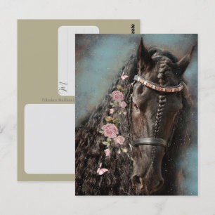 Friese Paard - Ansichtkaart Briefkaart