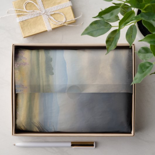 Friese paard galopperende wilde bloemen decoupage tissuepapier (Geschenk)