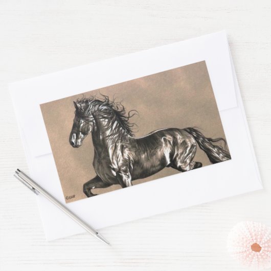 Friese Paard Stickers (Envelop)