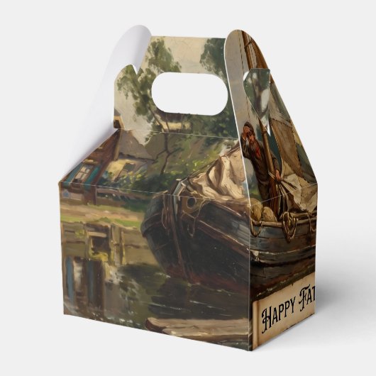 Friese papa bedankdoosjes (Achterkant)