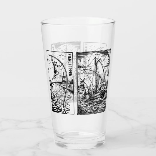 Friese papa glas (Achterkant)