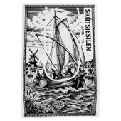 Friese papa medium cadeauzakje (Achterkant)