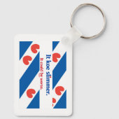 Friese Papa Sleutelhanger (Achterkant)