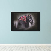 Friese Portret - Ingepakt Canvas Afdruk (Insitu (Houten vloer))
