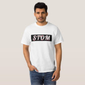 Friese tekst stom vertaalt naar Stom T-shirt (Voorkant volledig)