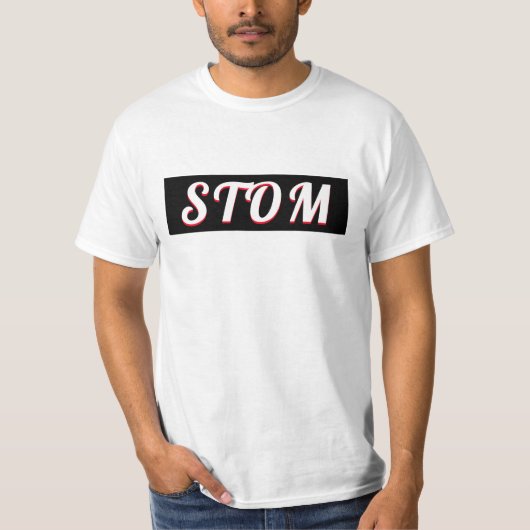 Friese tekst stom vertaalt naar Stom T-shirt (Voorkant)