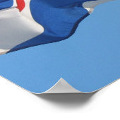 Friese Vlag, Frisian Flag, Fryslan Photo Poster (Hoek)