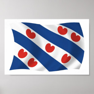 Friese Vlag Poster Print