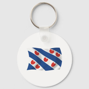 Friese Vlag Sleutelhanger