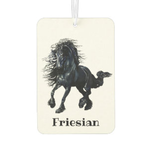 Friese, zwarte hengst, ik hou van mijn Friese Luchtverfrisser