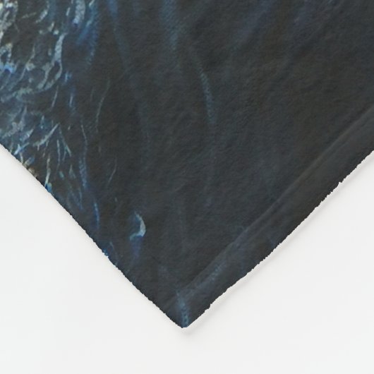 Friese zwarte schoonheid paard hengst fleece deken (Hoek)