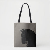 Friesian Allover Print Tote Tas (Voorkant)