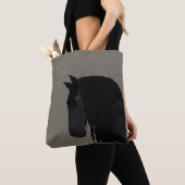 Friesian Allover Print Tote Tas (Dichtbij)