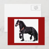 Friesian Dance Briefkaart #5 (Voorkant / Achterkant)