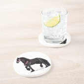 Friesian Dance Zandsteen Onderzetter (Zijkant)