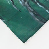 Friesian, De zwarte schoonheid hengst, hardlopen Fleece Deken (Hoek)