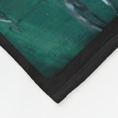 Friesian, De zwarte schoonheid hengst, hardlopen Fleece Deken (Hoek)