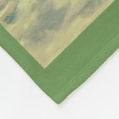 Friesian, De zwarte schoonheidshengst, stormachtig Fleece Deken (Hoek)