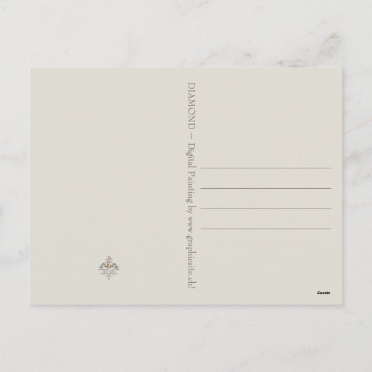 Friesian DIAMOND - Briefkaart (Achterkant)