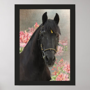 Friesian DIAMOND ~ Portret 3 - Poster