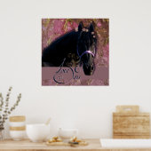 Friesian DIAMOND Portret - Poster (Keuken)