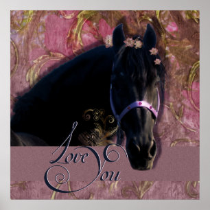 Friesian DIAMOND Portret - Poster