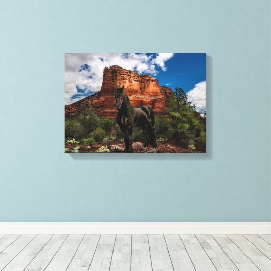 Friesian DIAMOND VI - Gewikkeld Canvas (Insitu (Houten vloer))