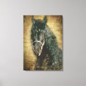 Friesian DIAMOND - Wrapped Canvas (Voorkant)