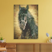 Friesian DIAMOND - Wrapped Canvas (Insitu (Woonkamer))