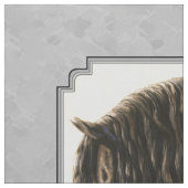 Friesian Draft Horse Silver Grey Stof (Swatch)