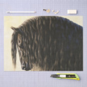 Friesian Draft Horse Tissuepapier (Craft)