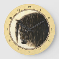 Friesian Draft Horse Yellow
